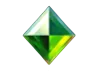 Groene edelsteen